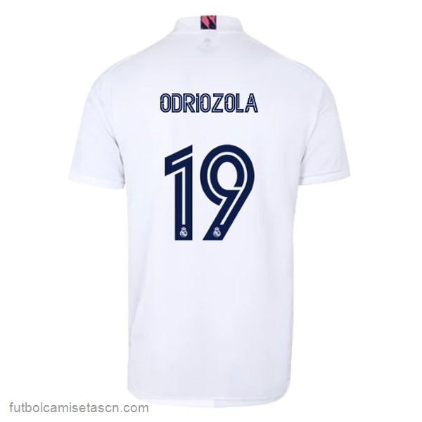 Camiseta Real Madrid 1ª NO.19 Odriozola 2020/21 Blanco